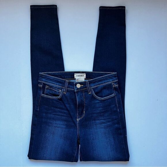 L'AGENCE Marguerite High-Rise Skinny Jeans Size 25 NWT - Picture 3 of 10